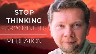 Become Comfortable with Nothing Happening  A Meditation with Eckhart Tolle to Calm Overstimulation [upl. by Nodnrb328]