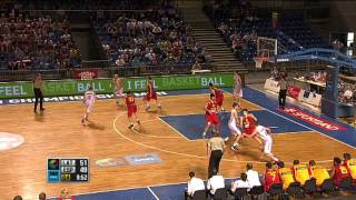 U20M 2013 SF LatviaSpain Highlights [upl. by Onitnelav]