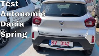 Test Autonomie Dacia Spring Electric 2021 [upl. by Chapel156]