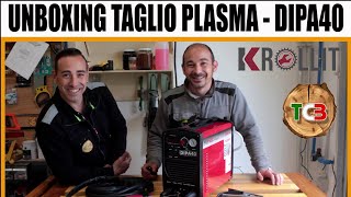 Taglio plasma Holzmann DIPA 40  UNBOXING e PROVE DI TAGLIO [upl. by Lian]