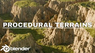 Create Procedural Terrains in Blender [upl. by Okiruy]