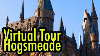 Virtual Tour of Wizarding World of Harry Potter Hogsmeade Village [upl. by Soraya]