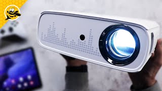 BEST CHEAP 1080p WiFi Projector wBluetooth Under 200 [upl. by Reisinger]