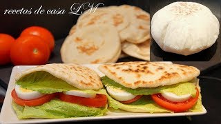 PAN DE PITA EN SARTEN RECETA FÁCIL Y ECONÓMICA [upl. by Gilpin]