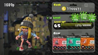 Splatoon 2  Turf War  Reaching Level 65 [upl. by Chow476]