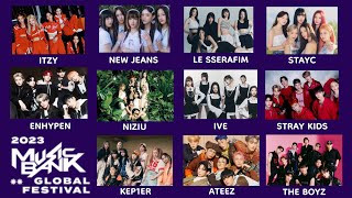 KBS MUSIC BANK GLOBAL FESTIVAL 2023 🌎 LINEUP IN KOREA amp JAPAN  DEC 9 amp 15  Explained [upl. by Ahsehat945]