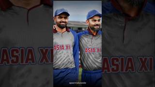 AfroAsian Cup Asia Best XI 🦁 viratkohli babarazam rohitsharma india pakistan cricket [upl. by Ekihc]