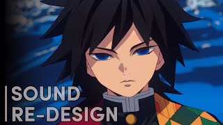 Demon Slayer  Giyu Tomiokas Water Breathing Eleventh Form  Sound ReDesign [upl. by Mharg]