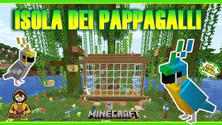 Isola Dei Pappagalli Minecraft  Voliera Minecraft [upl. by Ynaffi]