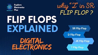 Flip Flops in Digital Electronics  S R Flipflop D Flip flop  J K flipflop T Flip FLop [upl. by Kally497]