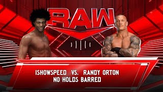 WWE 2K24 Ishowspeed Vs Randy Orton [upl. by Minni648]