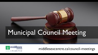 July 10 2024  Middlesex Centre Special Meeting of Council [upl. by Rasla436]