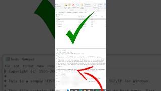 How to Find amp Edit Host File in Windows  Easy Shortcut 🖥️ shorts host windowstips techhacks [upl. by Malinin]