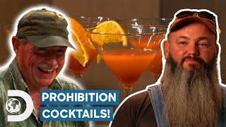 Judges Are BLOWN AWAY With Moonshine Prohibition Cocktails  Moonshiners Master Distiller [upl. by Arolf]