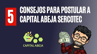 5 Consejos para postular a Capital Abeja Sercotec 2023 [upl. by Eladnyl]