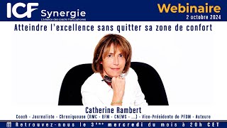 Atteindre l’excellence sans quitter sa zone de confort  Catherine Rambert [upl. by Goodman]