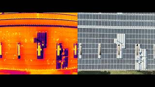 Mavic 3 Thermal solar panel and roof [upl. by Yoral]