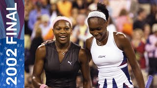 Serena Williams vs Venus Williams in a dazzling final  US Open 2002 Final [upl. by Harlie936]