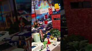 Amazing 164 Scale Diorama Layout  Gotta build a bigger city hotwheels youtubeshorts subscribe [upl. by Niroht]