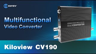 CV190 Broadcast GradeHDMIVGAAV to SDI VideoConverter [upl. by Yenoh]