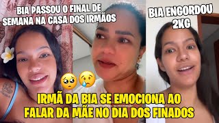 BIA CHAGAS PASSOU O FINAL DE SEMANA NOS IRMÃOS IRMÃ DA BIA SE EMOCIONA AO FALAR DA MÃE 😢 [upl. by Malony]