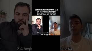 Dershane denemesi vs gerçek sınav yks [upl. by Idnew]