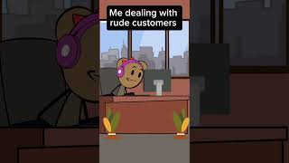 Dealing with rude customers relatable fyp viral goviral fypp funny Therealveronika [upl. by Ateiram]