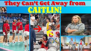 Team USA STILL Cant Get Away from Caitlin Clark All the Way in Paris [upl. by Atikehs]