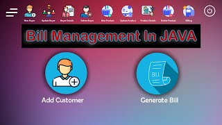 Billing Management System in java  Quick Overview  JFrame Netbeans IDE [upl. by Chancellor]