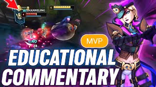 Season 14 Challenger Evelynn  Evelynn Vs Vi 100 Educational Commentary  How To Carry As Evelynn [upl. by Ongineb]