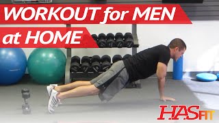 10 Minute Workout For Men At Home  Total Body Workout For Men  Cardio Routine  HASfit 102311 [upl. by Jacquet]