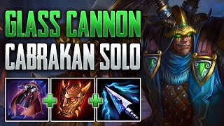 THE ULTIMATE ONE SHOT BUILD Cabrakan Solo Gameplay SMITE Conquest [upl. by Wulfe]