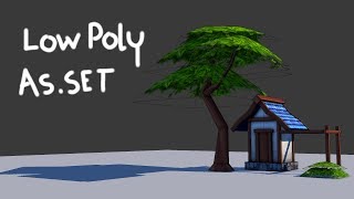 Level design series 2 Creating Low Poly Asset tutorial [upl. by Malik96]