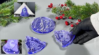 Christmas Napkin Holder Idea 🎄  Epoxy Resin [upl. by Sparke980]