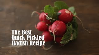 Best Quick Pickled Radish Recipe [upl. by Lewison187]