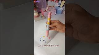 Cute DIY printing stamps ഉണ്ടാക്കാം 🔮diy journalsupplies stamps craftideas shorts [upl. by Navnod575]