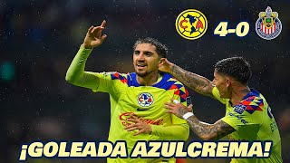 AMÉRICA GOLEA A CHIVAS EN EL CLASICO NACIONAL LIGA MX APERTURA 2023 JORNADA 8  EN ZONA FUT [upl. by Toh904]