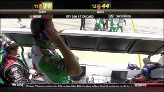 Finish  2012 NASCAR Nationwide Series in Chicagoland [upl. by Alaj]