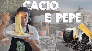 Cacio e Pepe in 5 MINUTI 🍝🤤  Super Cremosa [upl. by Hiett239]