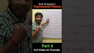 Erik Eriksons Psychosocial Theory Part 4 [upl. by Cita]