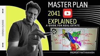 Master Plan 2041 NOIDA  Map Explained  2024  Property With Manish [upl. by Lyford]