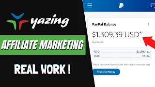 Yazing Affiliate Review l Affiliate Marketing Tutorial 2022 [upl. by Aiht]