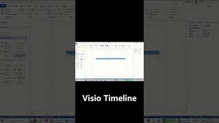 How to create a Timeline in Microsoft Visio ITsEasyTraining1st [upl. by Assilac]