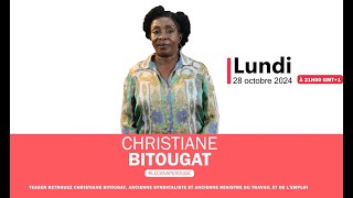 LeCanapéRouge Christiane Bitougat ancienne syndicaliste [upl. by Bautram884]