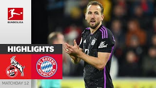 1 FC Köln  FC Bayern München  Highlights  Matchday 12 – Bundesliga 2324 [upl. by Eirena429]