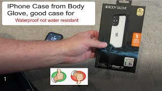 Body Glove case review 100 waterproof for about 20 the Tidal model for Iphone [upl. by Ynetruoc]