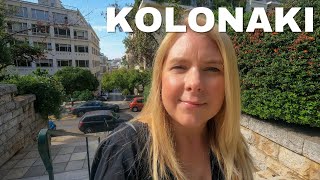 Walking Tour Of Kolonaki  Athens  Greece Travel [upl. by Llevron100]