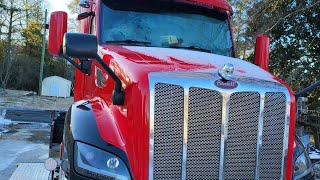 Need Help Squealing Noise Peterbilt Paccar MX13 Squeals Only while accelerating or uphill [upl. by Enneicul]