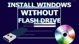 Install Windows WITHOUT USB flash drive or CD 2 ways to reinstall Windows 10 81 7 [upl. by Trevor]