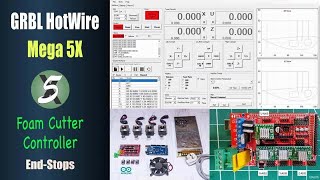 GRBL HotWire Mega 5X Free Software amp Firmware  CNC Foam Cutters [upl. by Lienet]